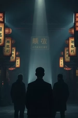 《暗涌之城》第三季封面:雨夜街头霓虹与警灯