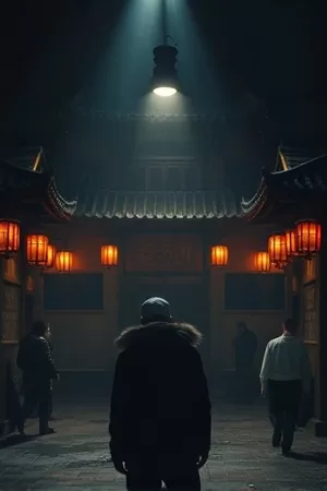 《长夜列车》封面:夜行列车车厢走廊的昏黄灯光